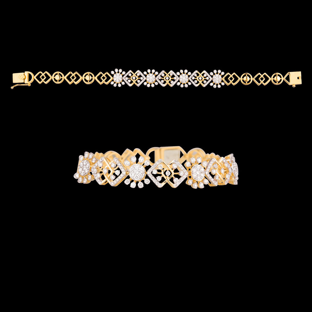 18K Rose Gold Diamond Bracelet - 1.966ct VVS-VS-GH
