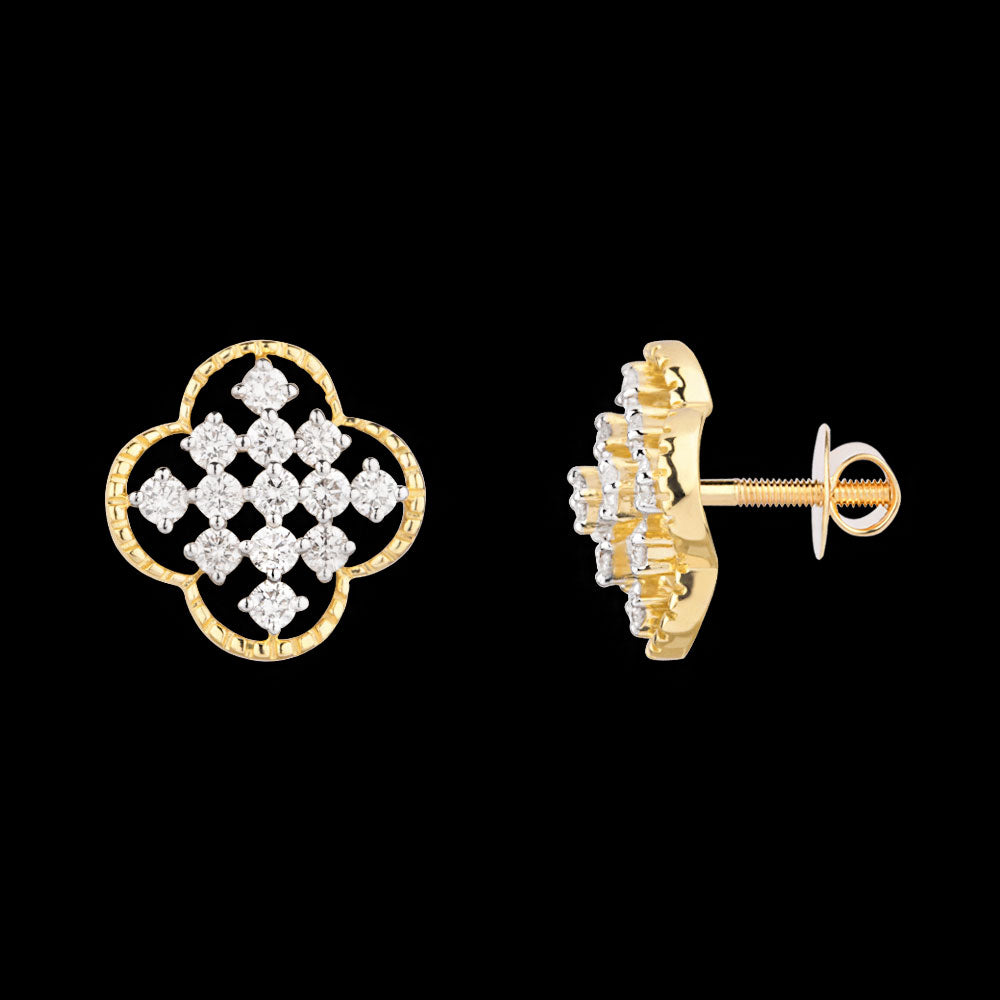 18K Yellow Gold Diamond Jewellery - 0.51ct VS-EF