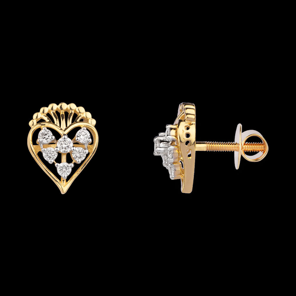14K Yellow Gold Diamond Jewellery - 0.233ct VS-SI-GH