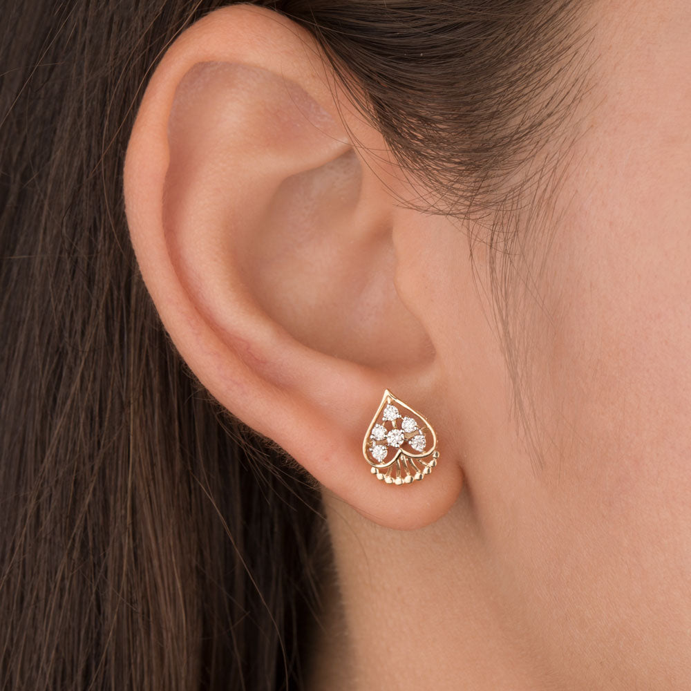 14K Yellow Gold Diamond Jewellery - 0.233ct VS-SI-GH