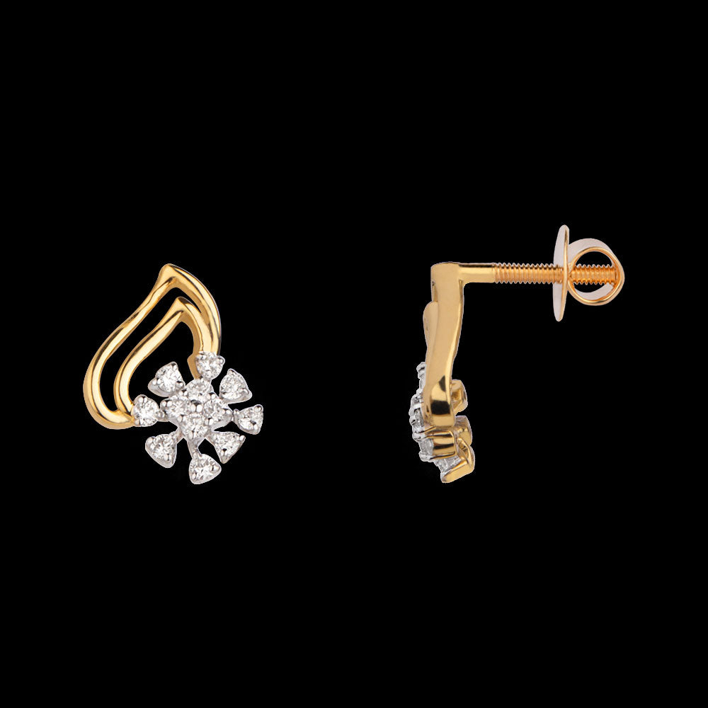 14K Yellow Gold Diamond Jewellery - 0.199ct VS-SI-GH
