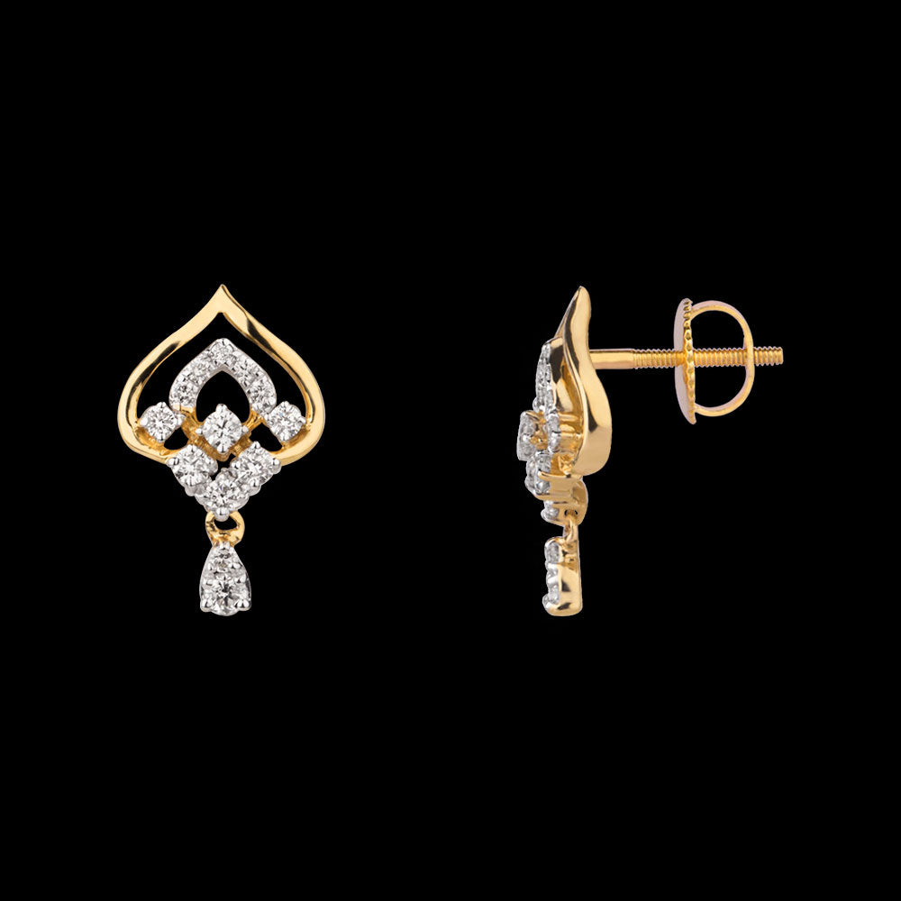 14K Yellow Gold Diamond Jewellery - 0.362ct VVS-VS-GH