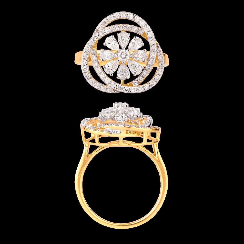 18K Rose Gold Diamond Ring - 1.194ct VS-SI-FG