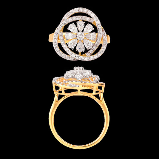 18K Rose Gold Diamond Ring - 1.194ct VS-SI-FG