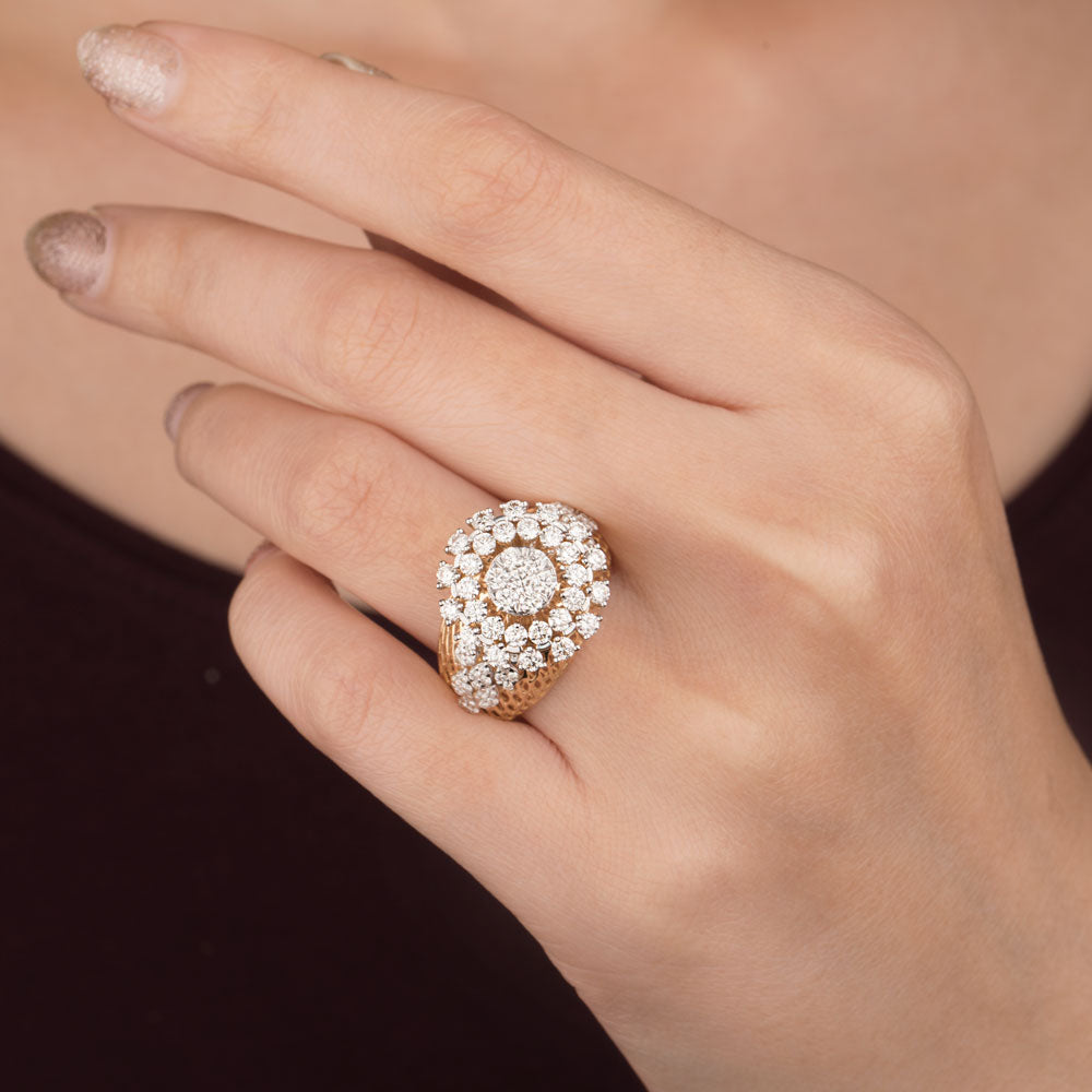 18K Yellow Gold Diamond Ring - 1.776ct VVS-VS-GH