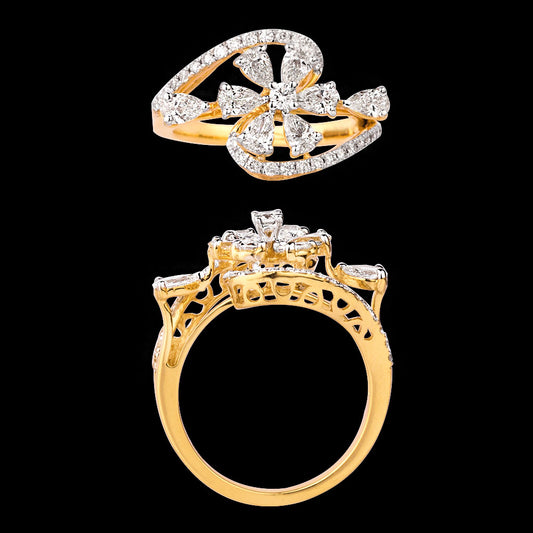 18K Rose Gold Diamond Ring - 1.165ct VS-SI-HI