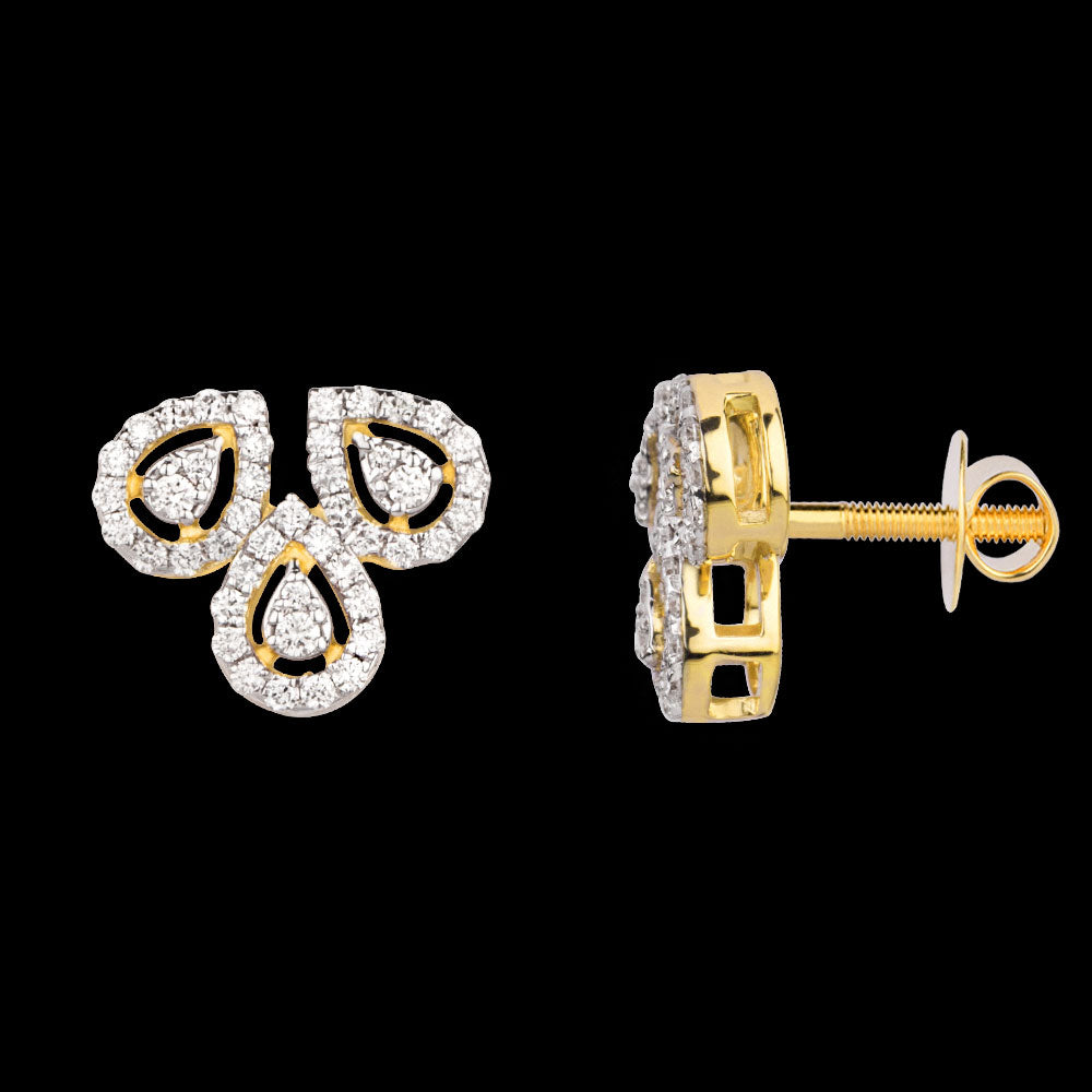 18K Rose Gold Diamond Jewellery - 0.454ct VVS-VS-GH