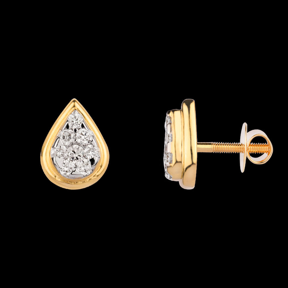 18K Yellow Gold Diamond Jewellery - 0.262ct VVS-VS-GH