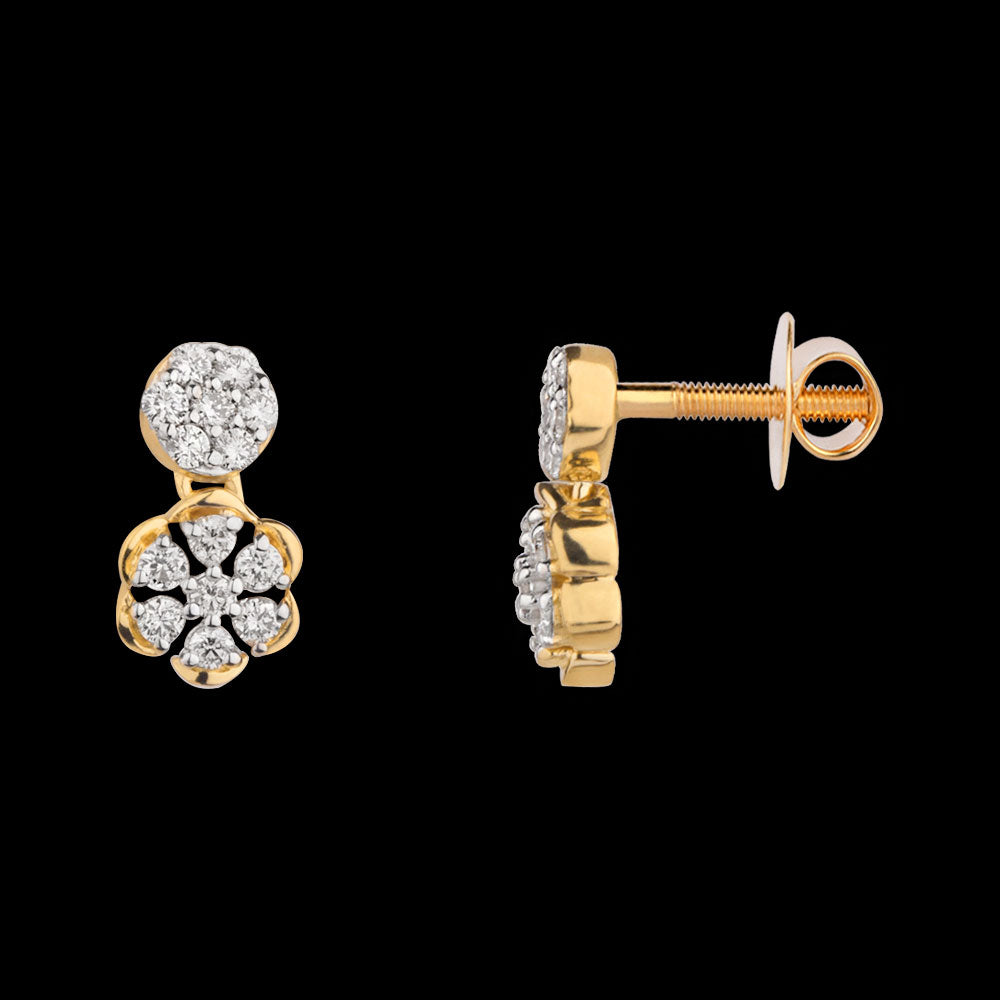 18K Yellow Gold Diamond Jewellery - 0.228ct VS-SI-GH