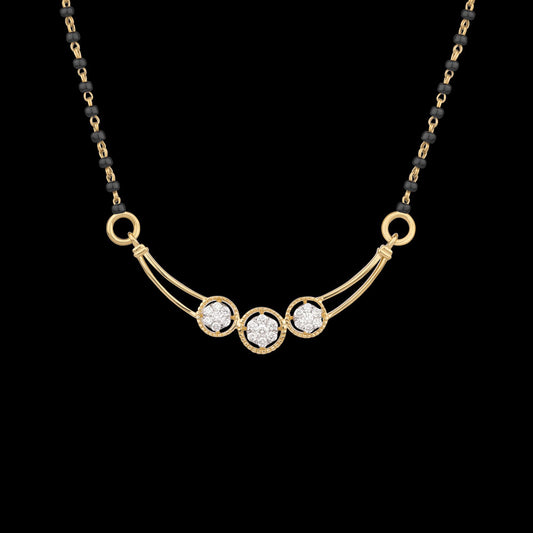 18K Yellow Gold Diamond Tanmaniya - 0.194ct VVS-VS-EF