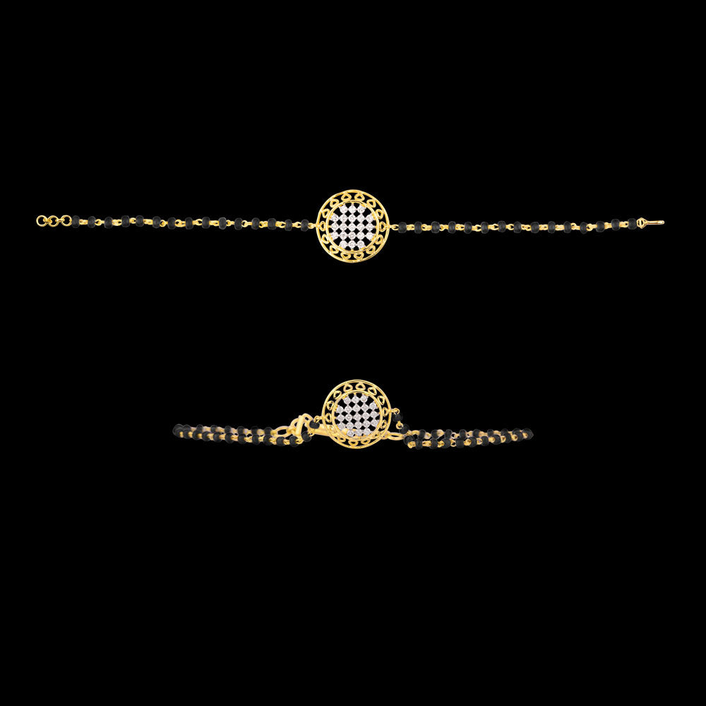 14K Yellow Gold Diamond Jewellery - 0.294ct VVS-VS-EF with Colour Stones