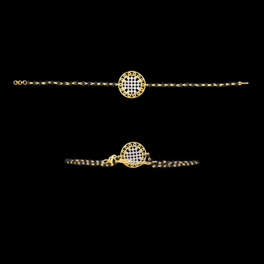 14K Yellow Gold Diamond Jewellery - 0.294ct VVS-VS-EF with Colour Stones