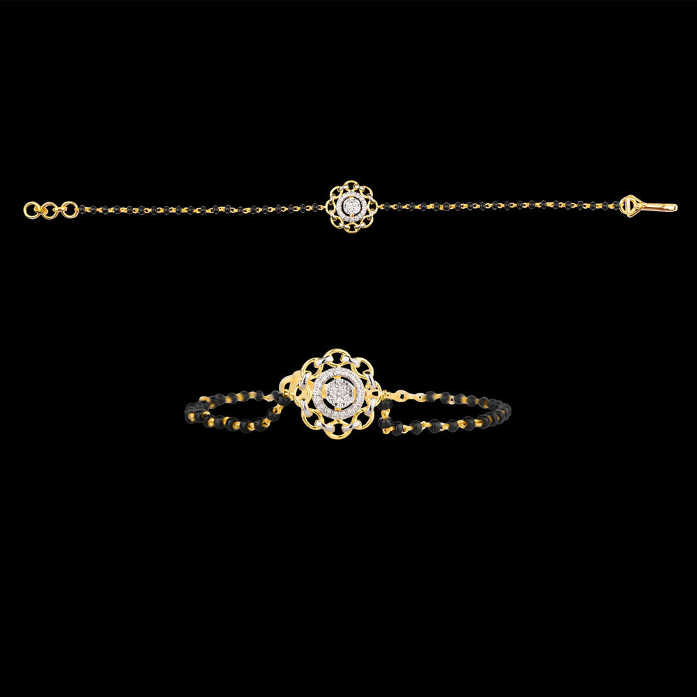 14K Yellow Gold Diamond Jewellery - 0.272ct VS-SI-GH with Colour Stones