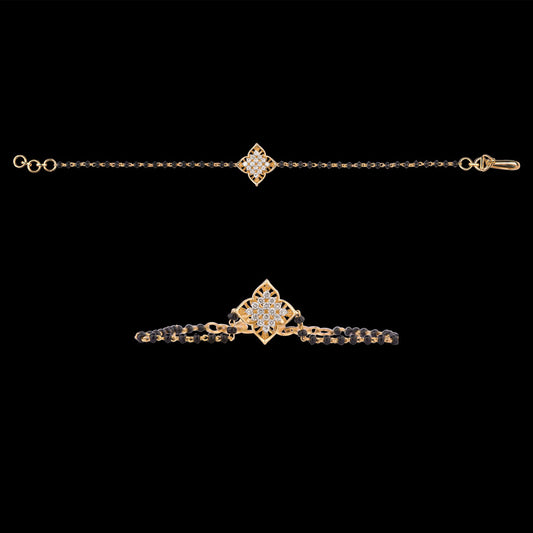 14K Yellow Gold Diamond Jewellery - 0.286ct VS-GH with Colour Stones