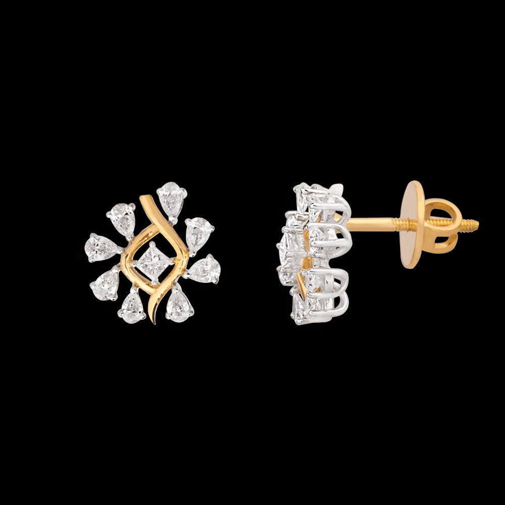 18K Yellow Gold Diamond Jewellery - 0.96ct VS-SI-EF