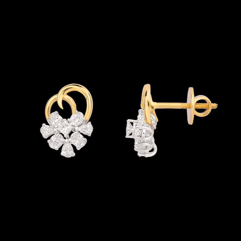 18K Yellow Gold Diamond Jewellery - 1.08ct VS-SI-EF