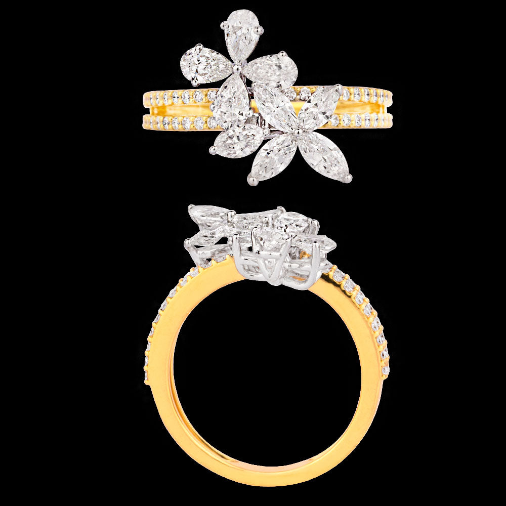 18K Rose Gold Diamond Ring - 1.566ct VS-SI-EF
