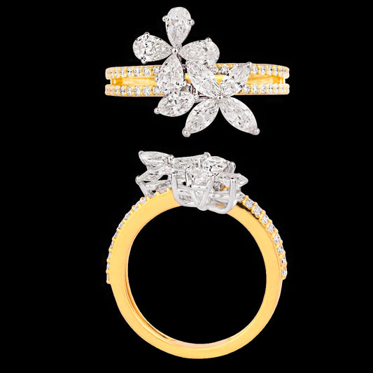 18K Rose Gold Diamond Ring - 1.566ct VS-SI-EF