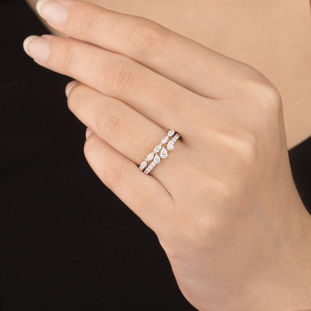 18K Yellow Gold Diamond Ring - 0.769ct VVS-VS-EF