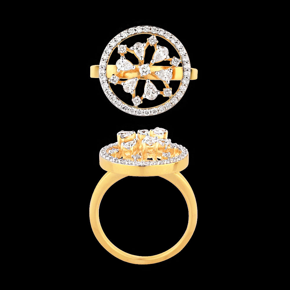 18K Yellow Gold Diamond Jewellery - 0.679ct VS-SI-EF