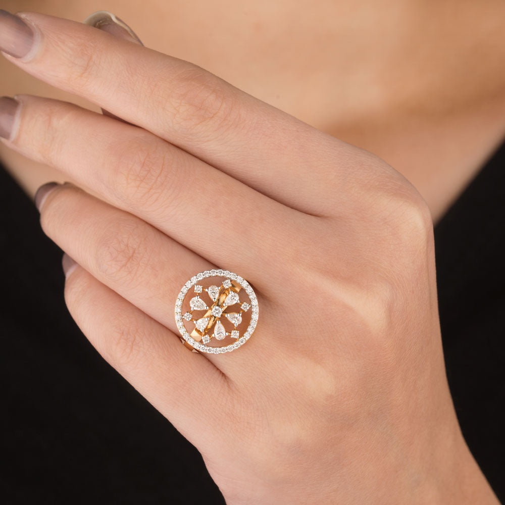 18K Yellow Gold Diamond Jewellery - 0.679ct VS-SI-EF