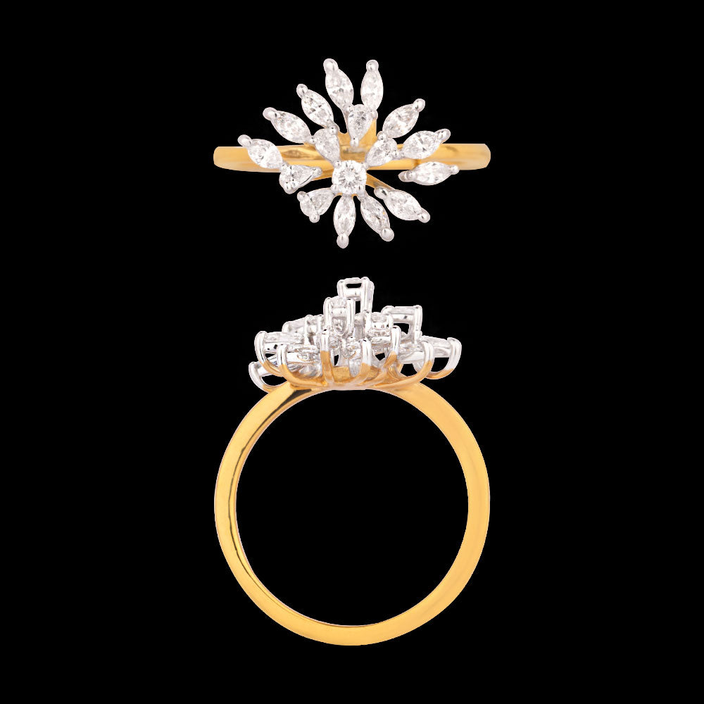 18K Yellow Gold Diamond Jewellery - 0.47ct VVS-EF