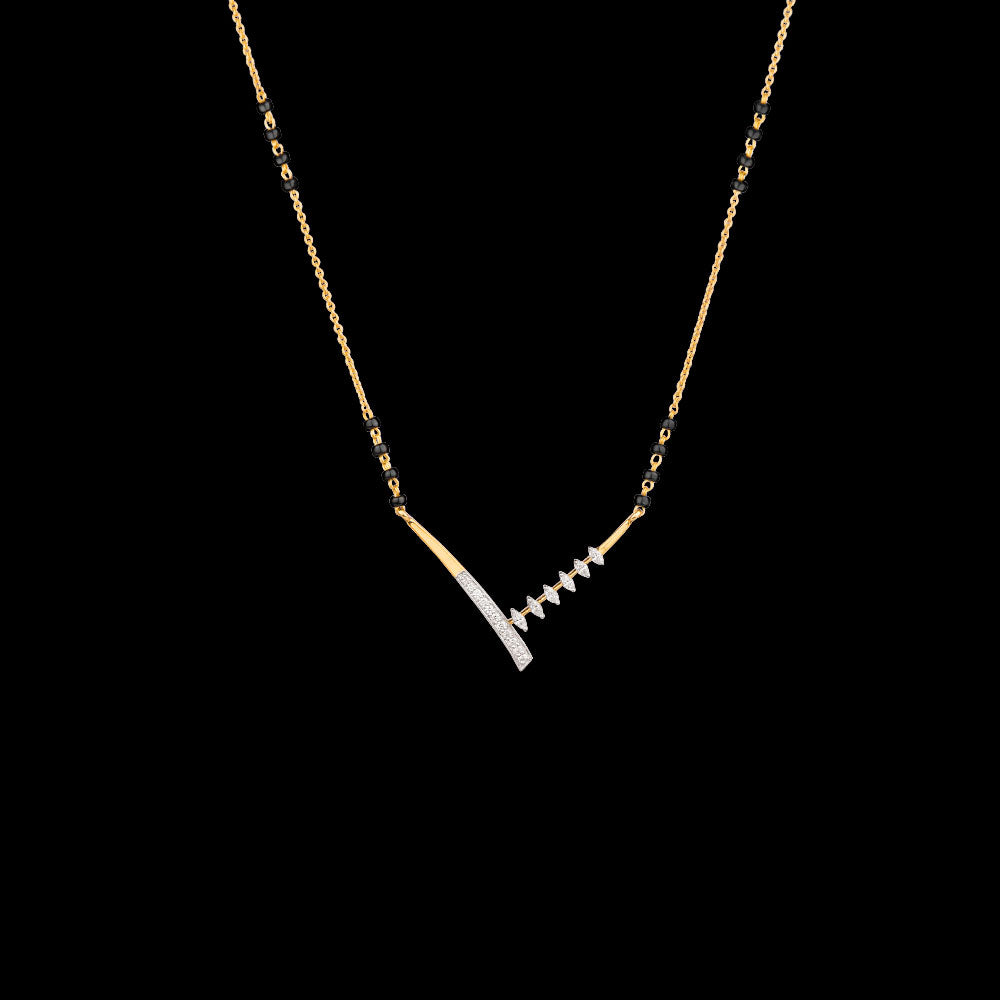 18K Yellow Gold Diamond Tanmaniya - 0.2ct VVS-EF with Colour Stones