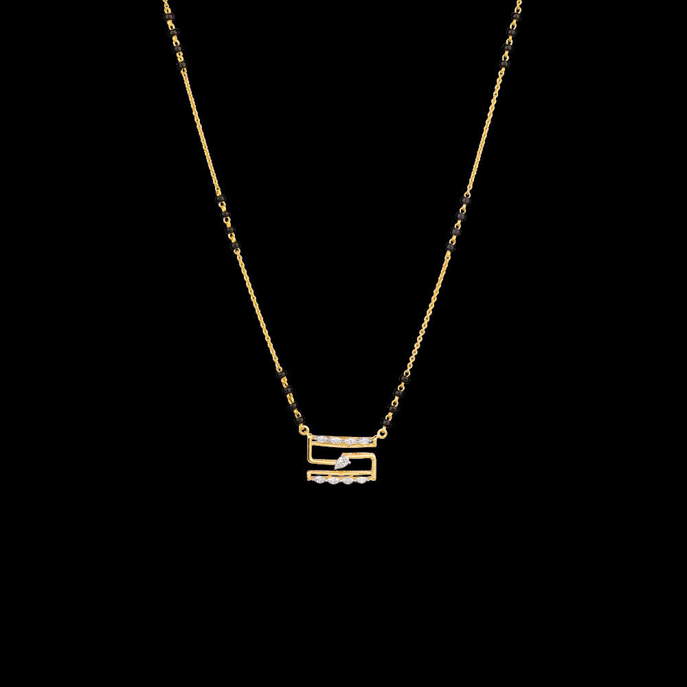 18K Yellow Gold Diamond Tanmaniya - 0.23ct VVS-EF with Colour Stones