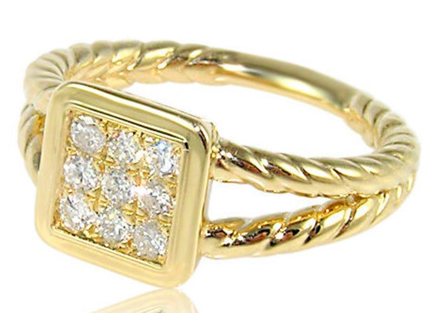 0.04 CT Round Cut Diamond 925 Sterling Silver Women Engagement Ring