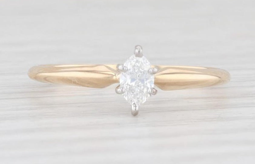 1 CT Marquise Cut Diamond 925 Sterling Silver Women Engagement Solitaire Ring