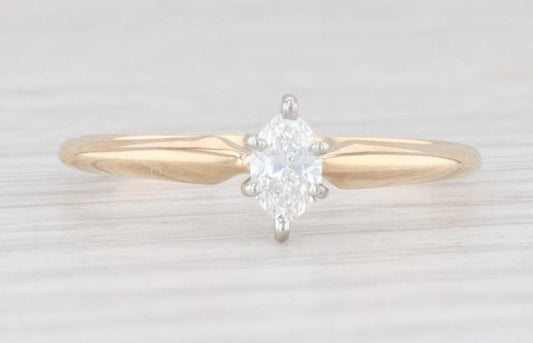 1 CT Marquise Cut Diamond 925 Sterling Silver Women Engagement Solitaire Ring