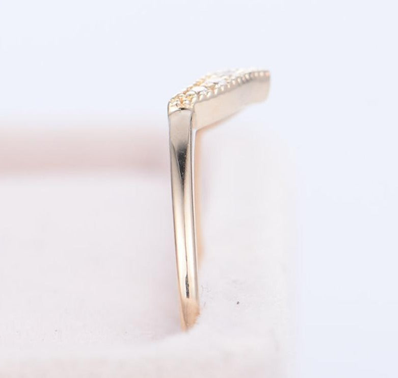 0.10 CT Sterling Silver Round Cut Diamond Unique Promise Anniversary Ring