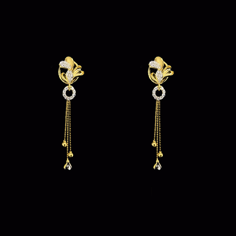 Beautiful Modern 22K Gold Traditional Jhumka For special Occasion