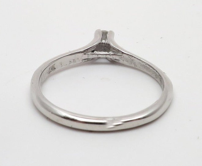 1 CT Round Cut Diamond 925 Sterling Silver Unisex Solitaire Engagement Ring