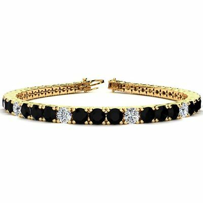 10 CT Round Cut Diamond Tennis 7" Wedding Women's Bracelet 925 Sterling Silver