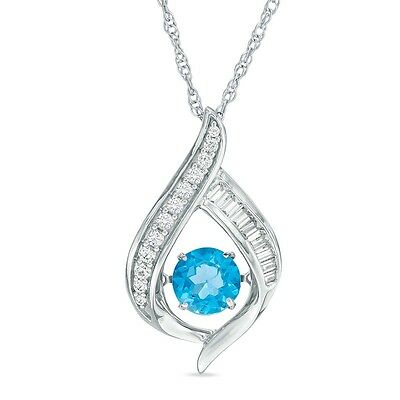 Eye Catching 925 Sterling Silver Aquamarine & White CZ Fancy Earrings Jewelry - atjewels.in