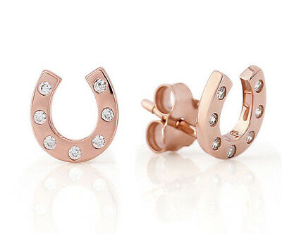 Arranview Jewellery Horseshoe Stud Earring - 9ct Gold : Amazon.co.uk:  Fashion
