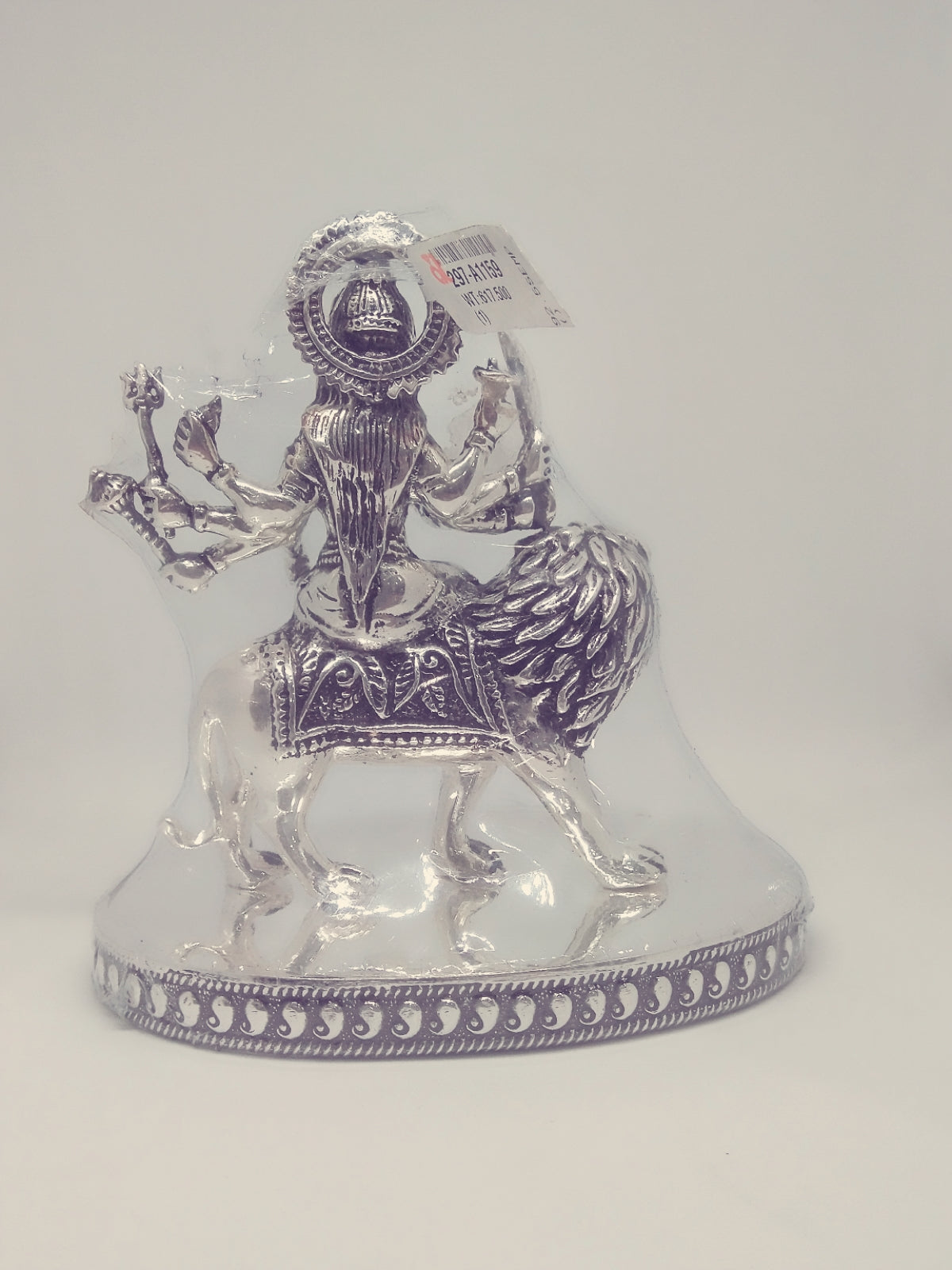925 Sterling Silver Goddess Durga Idol in pure Silver - atjewels.in