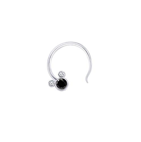 atjewels 14K White Gold Over 925 Sterling Round Diamond Mickey Mouse Party Jewelry Set MOTHER'S DAY SPECIAL OFFER - atjewels.in