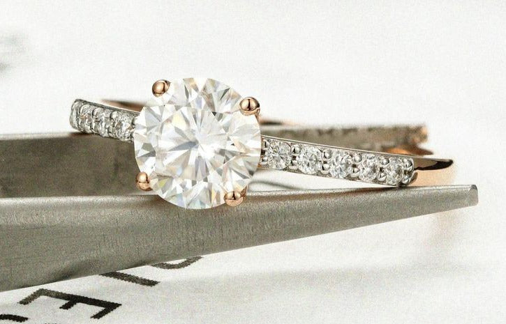 2 CT Round Cut Diamond 925 Sterling Silver Women Anniversary Ring Gift For Her