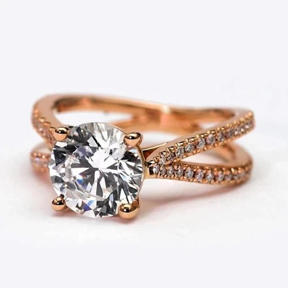 1 CT 925 Sterling Silver Round Cut Diamond Halo Anniversary Women Ring