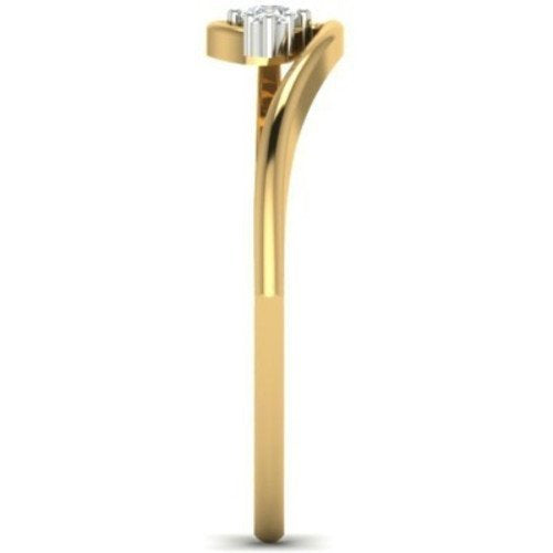 atjewels 1.15 CT 14K Yellow Gold Over Sterling White Cubic Zirconia Cocktail Ring Size US 10 MOTHER'S DAY SPECIAL OFFER - atjewels.in