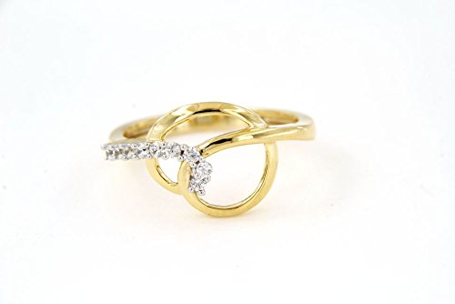 atjewels 0.51 CT 14K Yellow Gold Over 925 Sterling Round Cut With White CZ Fancy Cluster Ring For Women's MOTHER'S DAY SPECIAL OFFER - atjewels.in