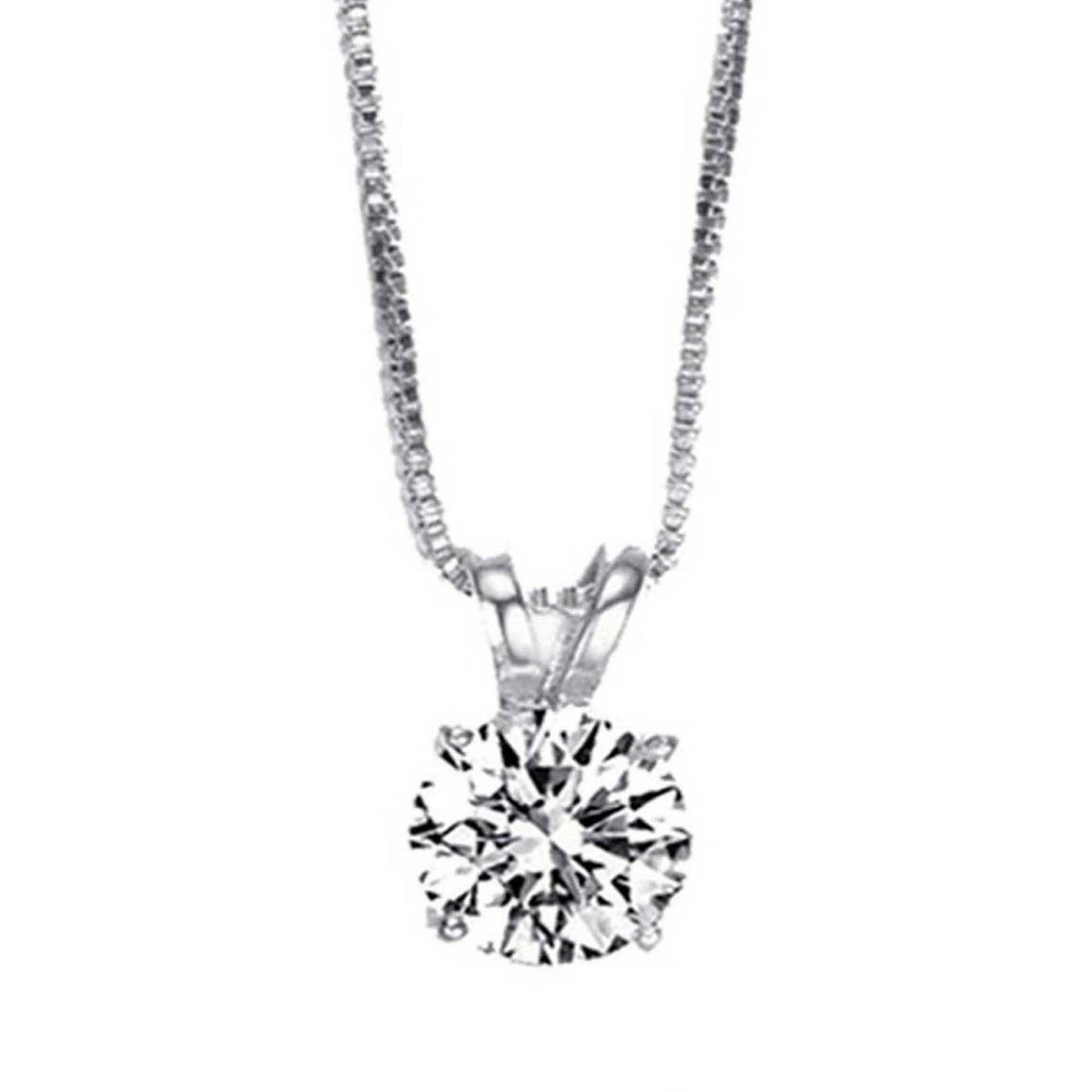 Round Cut Diamond 14k White Gold Over Women's Engagement Wedding Jewelry Set - atjewels.in