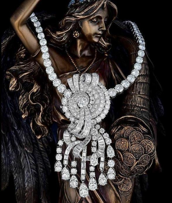 14k White Gold Over 85CT Round Baguette Pear Diamond Tennis Wedding 18" Necklace - atjewels.in