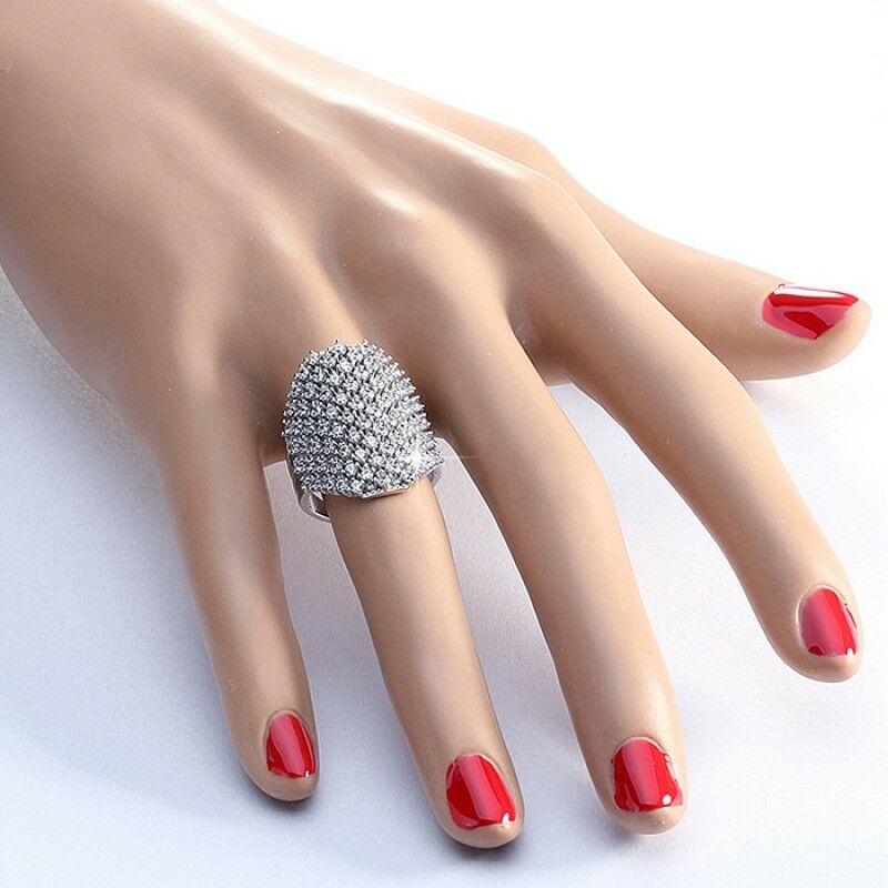 2 CT Round Cut Diamond 14k Solid White Gold Over Filigree Engagement Womens Ring - atjewels.in