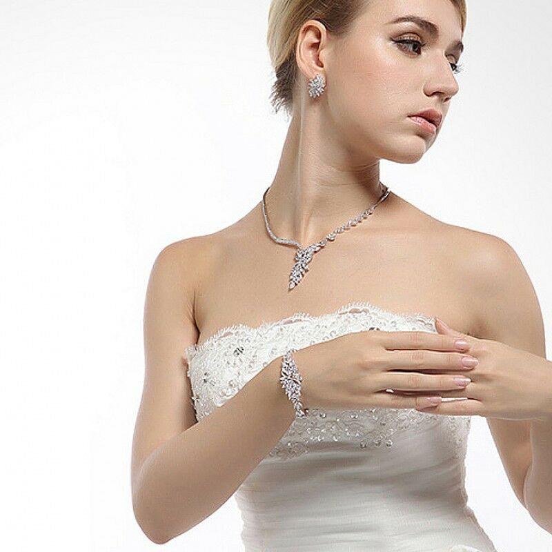 10 CT Marquise & Round Cut Diamond 14k White Gold Over Tennis Women's Bracelet - atjewels.in