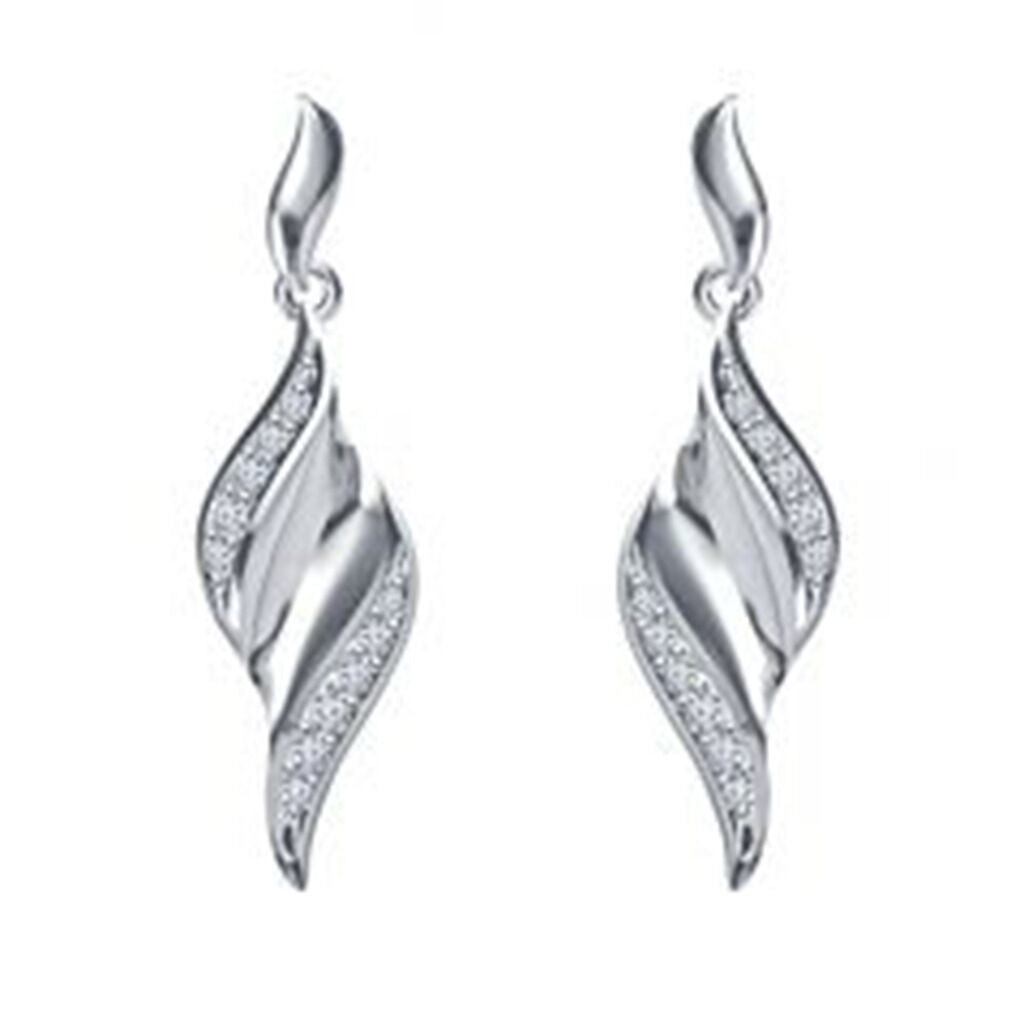 Aggregate 132+ white gold drop earrings