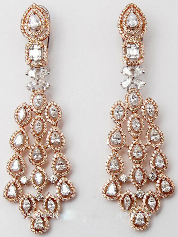 American Diamond Earrings - Chandelier Earrings - Long Earrings for Girls -  Nova Chandelier Earrings by Blingvine