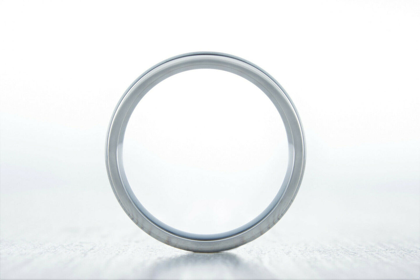1/2CT Bezel Set Round Cut Amethyst 14k White Gold Over Eternity Anniversary Ring - atjewels.in